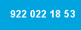 922 022 18 53